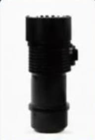 Black cylindrical spot light
