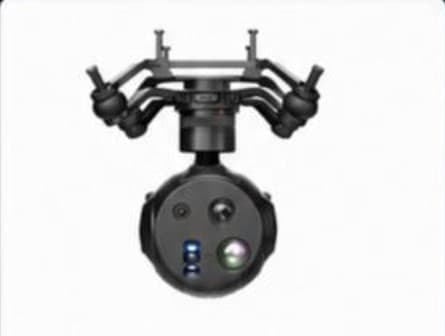 EO, thermal and laser range-finder gimbal pod